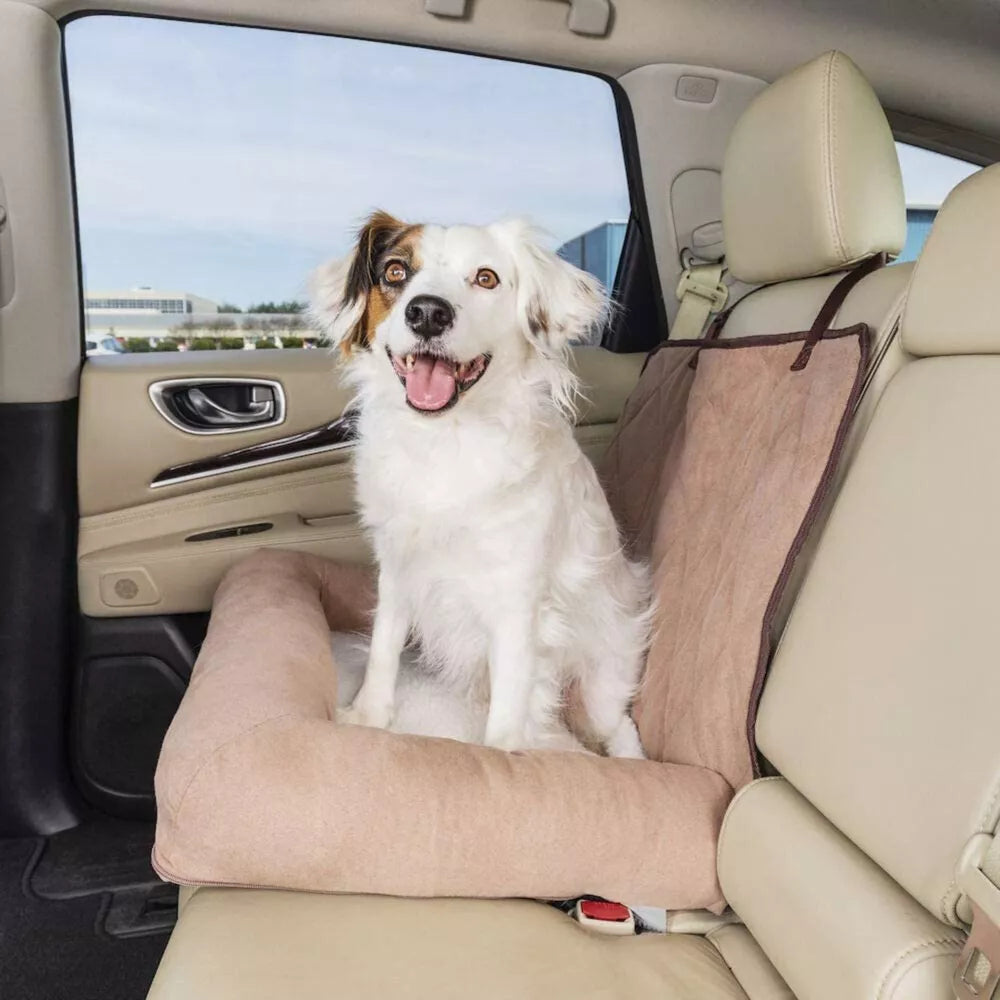 Cama‑funda para asiento de coche para perros con base antideslizante