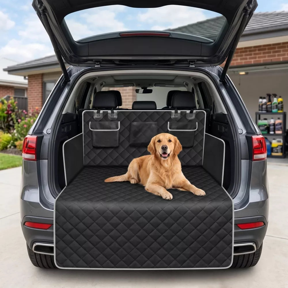 Protector de maletero plegable impermeable y antideslizante para vehículos SUV grandes