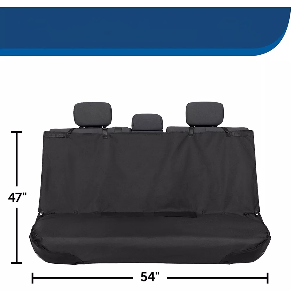 Funda impermeable para asiento de banco trasero para mascotas de coche