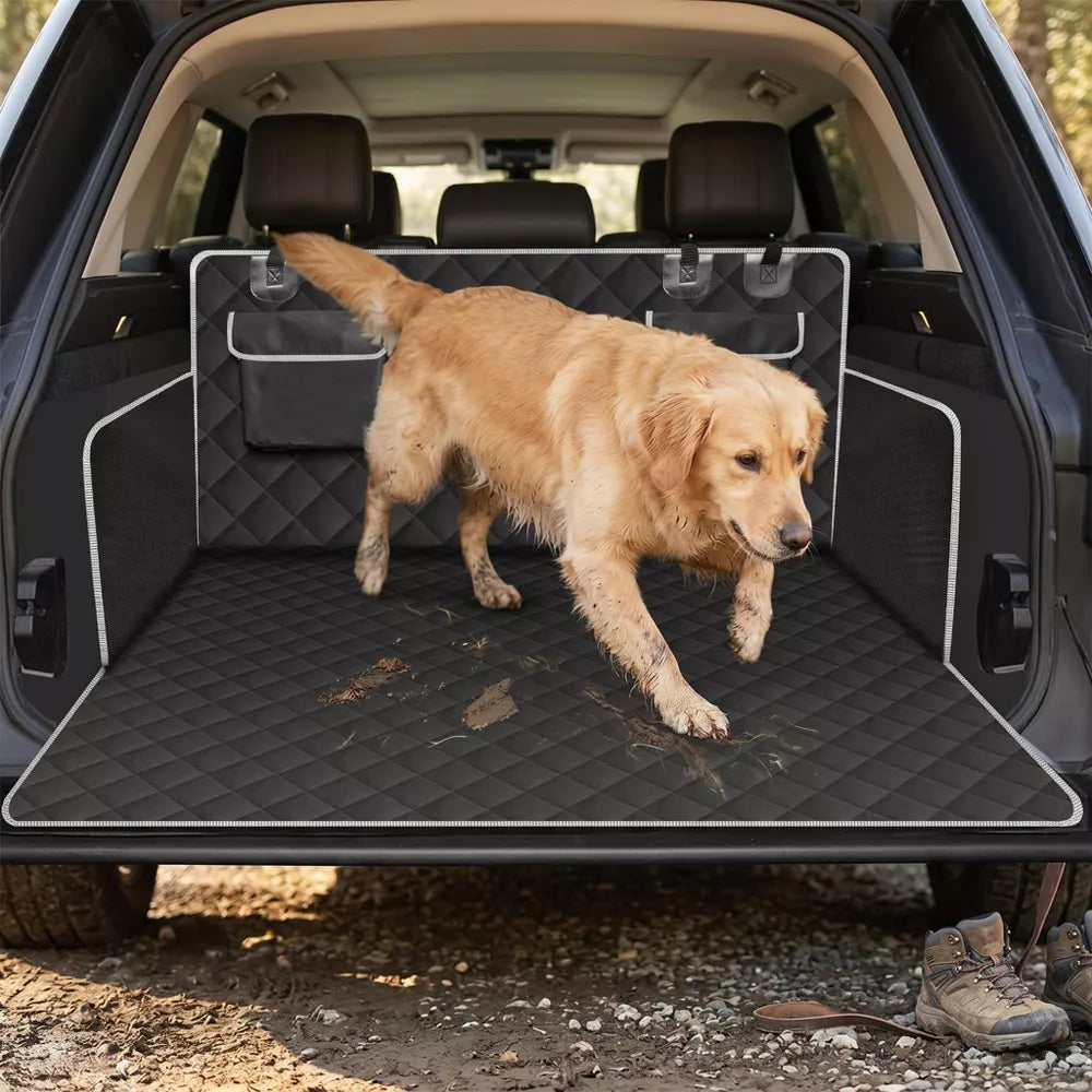 Protector de maletero plegable impermeable y antideslizante para vehículos SUV grandes