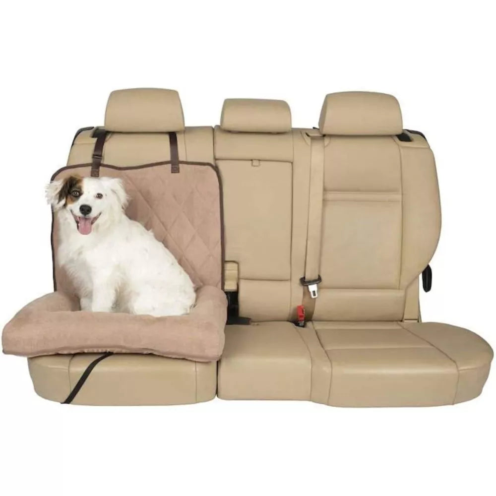 Cama‑funda para asiento de coche para perros con base antideslizante